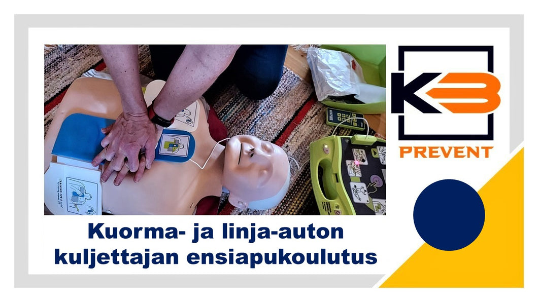 Kuorma- ja linja-autonkuljettajan ensiapukoulutus